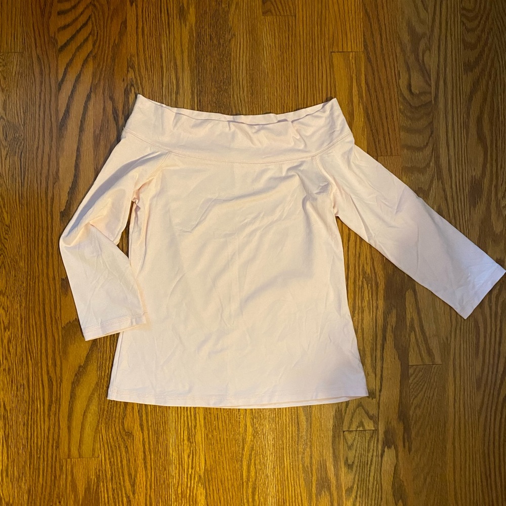 Pink Boat Neck Top